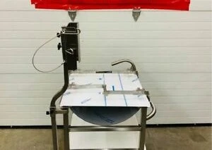 167-0136 Face To Face Slicer Deli Buddy Mobile Stainless Steel Cart