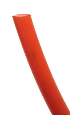 NEW SHINGLE BELTING 53907 5/8" SOLID ORANGE ROUNDTHANE 97 FT
