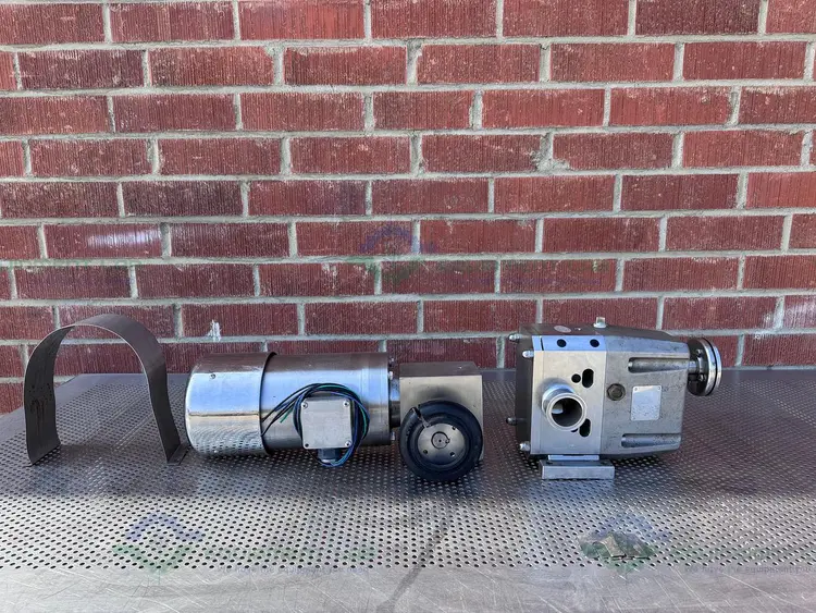 Used VIKING IDEX S2M ROTARY LOBE W/ STAINLESS 2 HP MOTOR 230/460V Rotary Pumps | Equipment Lab #486592