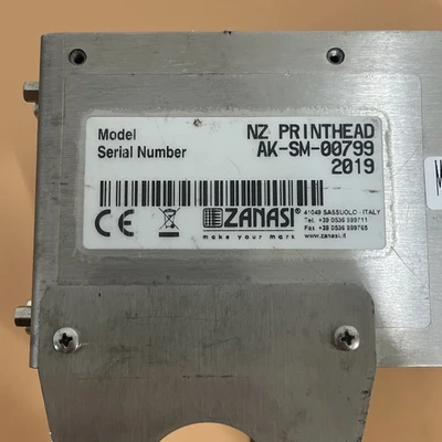 USED ZANASI NZ PRINTHEAD