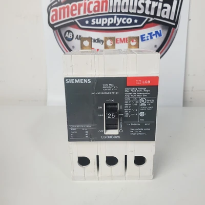 Used Siemens LGB3B025 Miscellaneous Equipment (Electrical & Power) California US | American Industrial Supply Co. #1376988