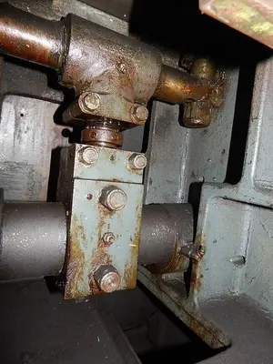 12 TON TISHKEN MODEL CO-4-2 CUT OFF PRESS