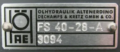NEW DECHAMPS & KRETZ FS40-28-A ACTUATOR FS4028A 3094