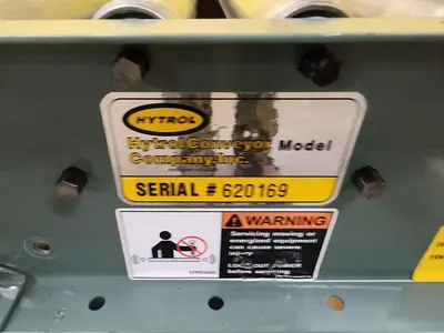 Used HYTROL V-BELT CONVEYOR Roller Conveyors Wisconsin US | Packer City Sales #1316852