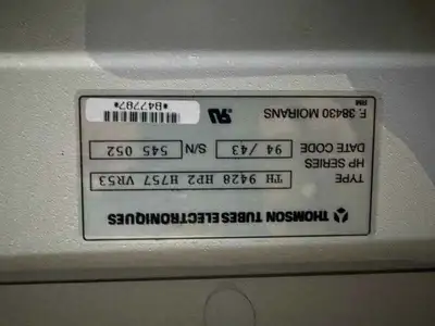 Used Thomson Tubes Electroniques TH 9428 HP2 H757 VR53 Medical Parts Texas US | PT Medical Technologies #1458572