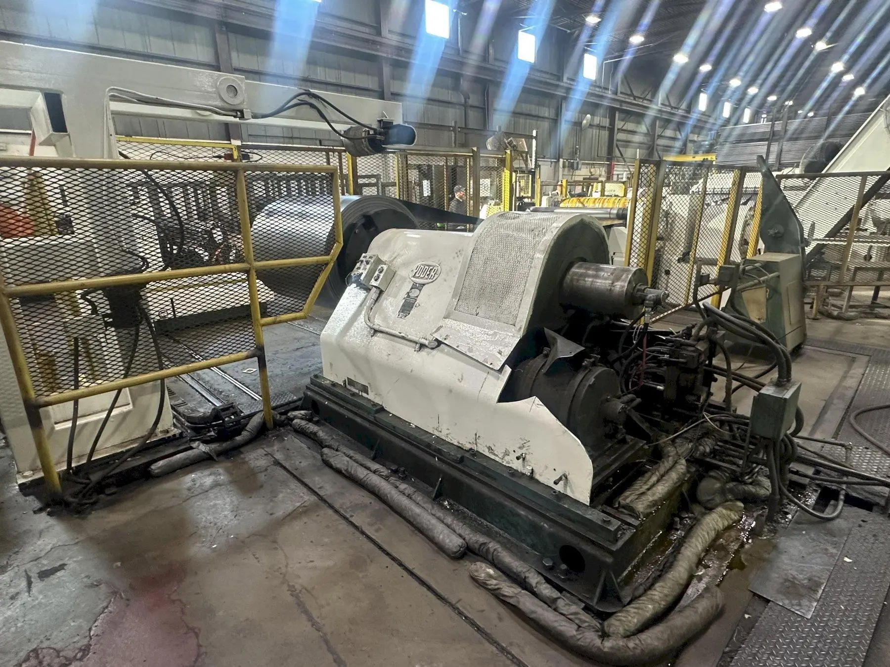 USED YODER 54" x .110" x 20,000Lbs Yoder Slitting Line
