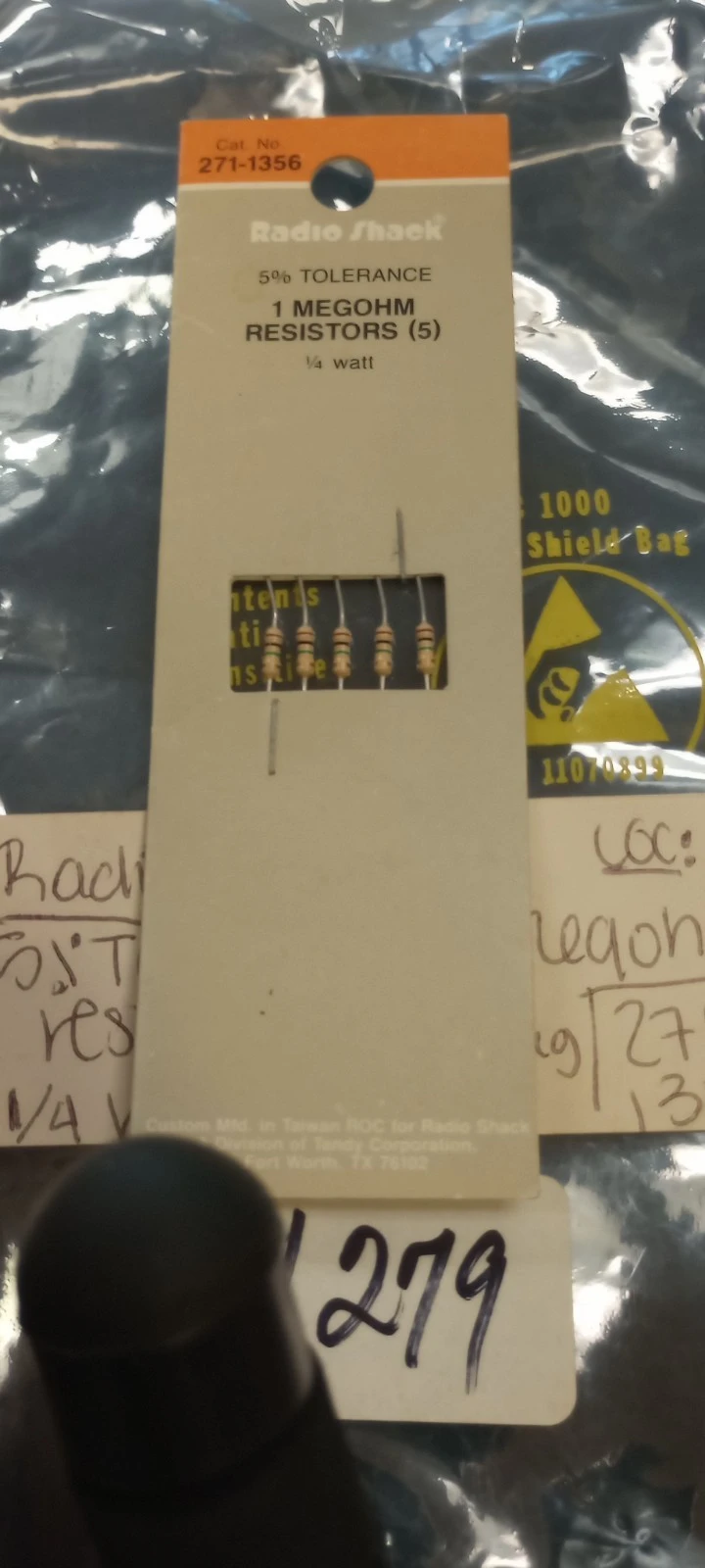 New | in-Stock Radio Shack 5.1 Tolerance Resistors Arizona US | ASSET CONVERSION SPECIALISTS, INC. #1333444