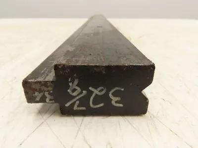 Press Brake Die 32-7/8" Long 90° V 1/2" Tang 1-7/64" W 1-3/4" H 11/32x3/16" V