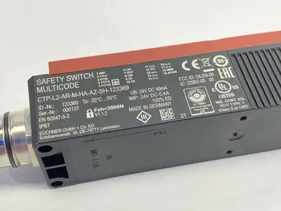 Used EUCHNER TRANSPONDER-CODED INTERLOCK SAFETY SWITCH Relays & Switches | Maverick Industrial Sales #1111073