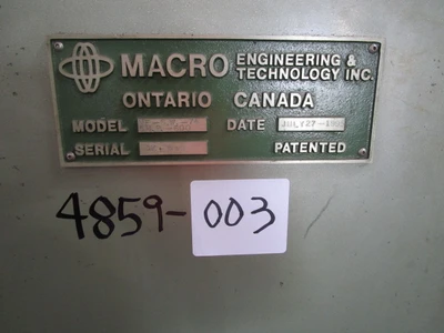 1995 MACRO SURFACE WINDER ME SW 74 Winders, Surface - One Position | Mark One Machinery (4)