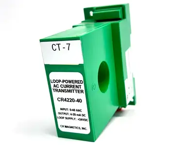 CR4220-40 | CR Magnetics  Loop-Powered AC Current Transmitter 0-40AAC - Used