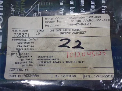 New | in-Stock FANUC A20B80010870 I/O Boards & Replacement Parts Ohio US | HGR 24 #1129925
