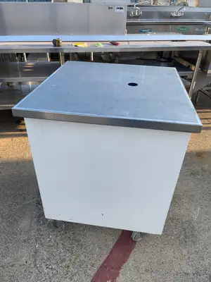 Used ColorPoint Used 30" Colorpoint Stainless Steel Work Top Table with Caster Wheels and Drawer- SS266 Food Prep Tables Illinois US | Falcon Restaurant Supply #1375888