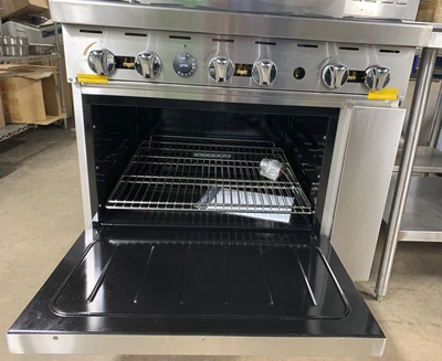 72-0324 Cook Rite AGR-6B 36″ Gas Range with Six Open Burners