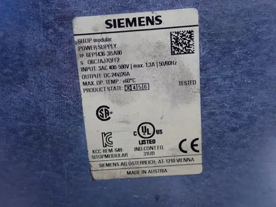 Used SIEMENS 6EP14363BA00 Power Supplies | HGR 24 #738813