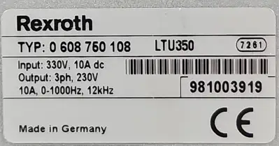 USED Rexroth 0-608-750-108