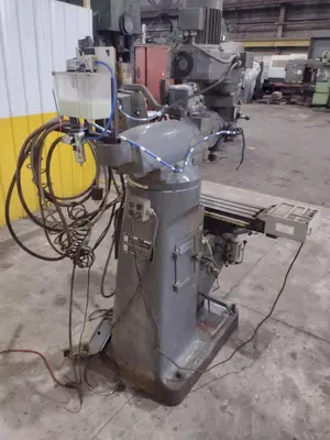 2 HP DOALL MODEL @PM-200V RAM TYPE VERTICAL MILL WITH POWER FEED & DRO: STOCK #22880