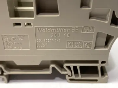USED WEIDMÜLLER FEED-THROUGH TERMINAL BLOCK 1746750000 LOT OF 6