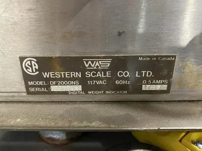 USED WESTERN SCALE CO WSB2015 | DF2000NS