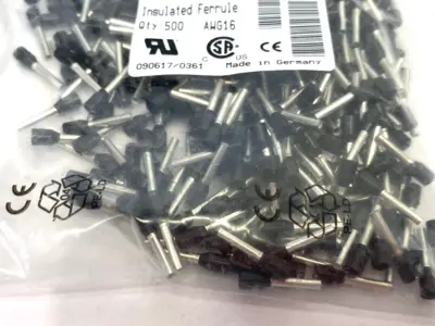 New | in-Stock Altech Insulated Crimp Ferrule Terminal 16AWG/1.5sqmm 500-PACK Electrical Fittings Michigan US | Maverick Industrial Sales #1390903