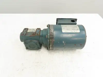Dodge Reliance 1/3Hp Gearmotor 15:1 Tigear 2 Reducer 117 RPM RH 56C 460V 3PH