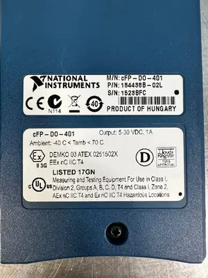 National Instruments cFP-DO-401 16-Ch Sourcing Output 5-30 VDC, 0.5A (7.2.3)