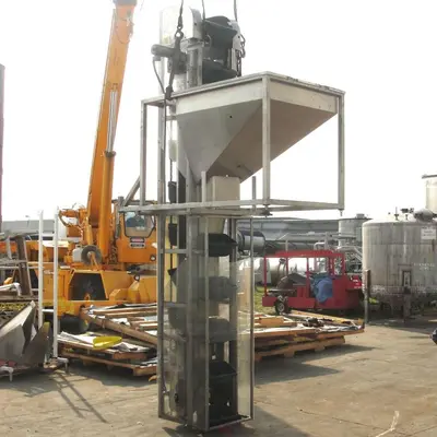 SPC6529  Conveyor New England Machinery bucket elevator Stainless Steel, 18 x 10