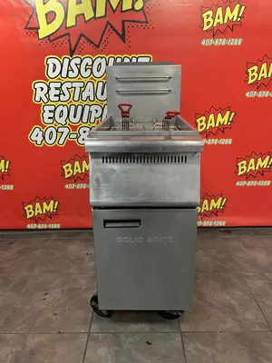 SOLID STATE 40 LB COMMERCIAL GAS DEEP FRYER