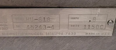 HITACHI MU-618 Tooling & Accessories, Magnetic Chucks | Machinery Central (9)