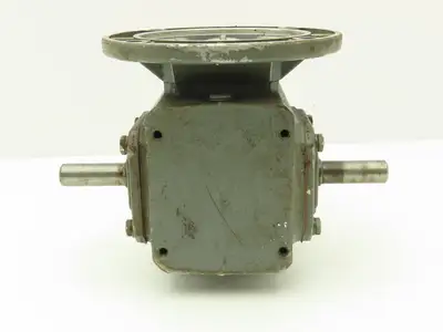 Dayton 4Z006C Worm Gearbox 10:1 Reducer 173rpm 3/4Hp 56C Dual Output