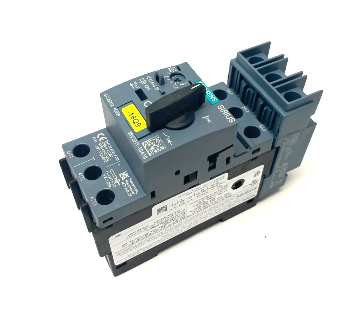 USED SIEMENS SIRIUS MOTOR STARTER CIRCUIT BREAKER SIZE S00 3.2A