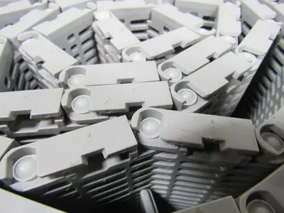 Intralox 400FG Flush Grid Conveyor Belt 2" Pitch 19-11/16"x10' 17% Open Area