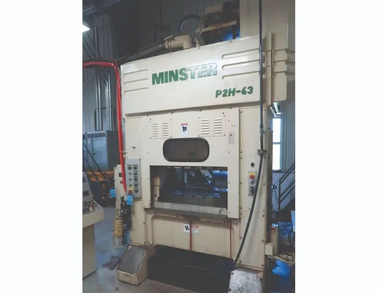 Used 1998 MINSTER P2H-63-39 Straight Side Presses Michigan US | Universal Press & Machinery (UPM) #5140