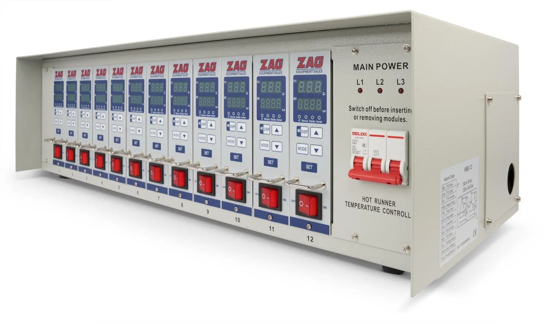 NEW ZAG EQUIPMENT TEMPEASE HRCII-12