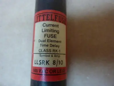 USED LITTELFUSE LLSRK-8/10
