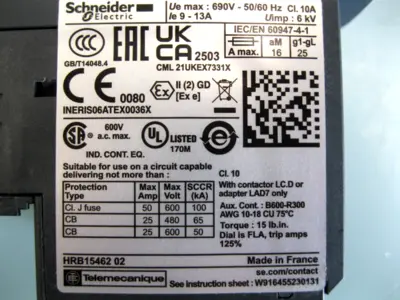 NEW Schneider Electric LC1D12G7