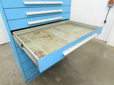 Nu-Era Modular Tool Storage Cabinet 10 Drawer 45x28x61" Stanley Vidmar Lista