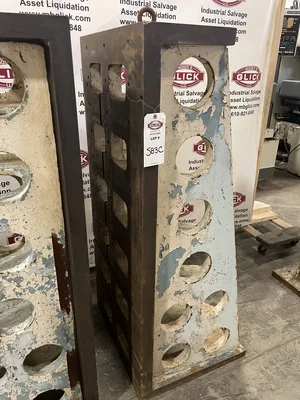 Pair of Large Machinist’s Workholding Angle Blocks Fixture Set 24″x28″x60″