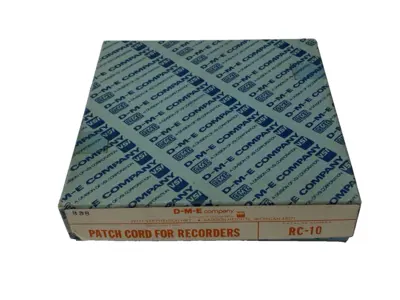 USED DME AUDIO PATCH CORD FOR RECORDERS 10'