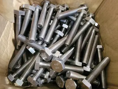 5/8" x 4" 316 Stainless Steel Hex Bolt Grade B8M (Box 100/98)