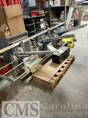 USED OMGA TI 189 NC HALVING MACHINE WITH FEEDER