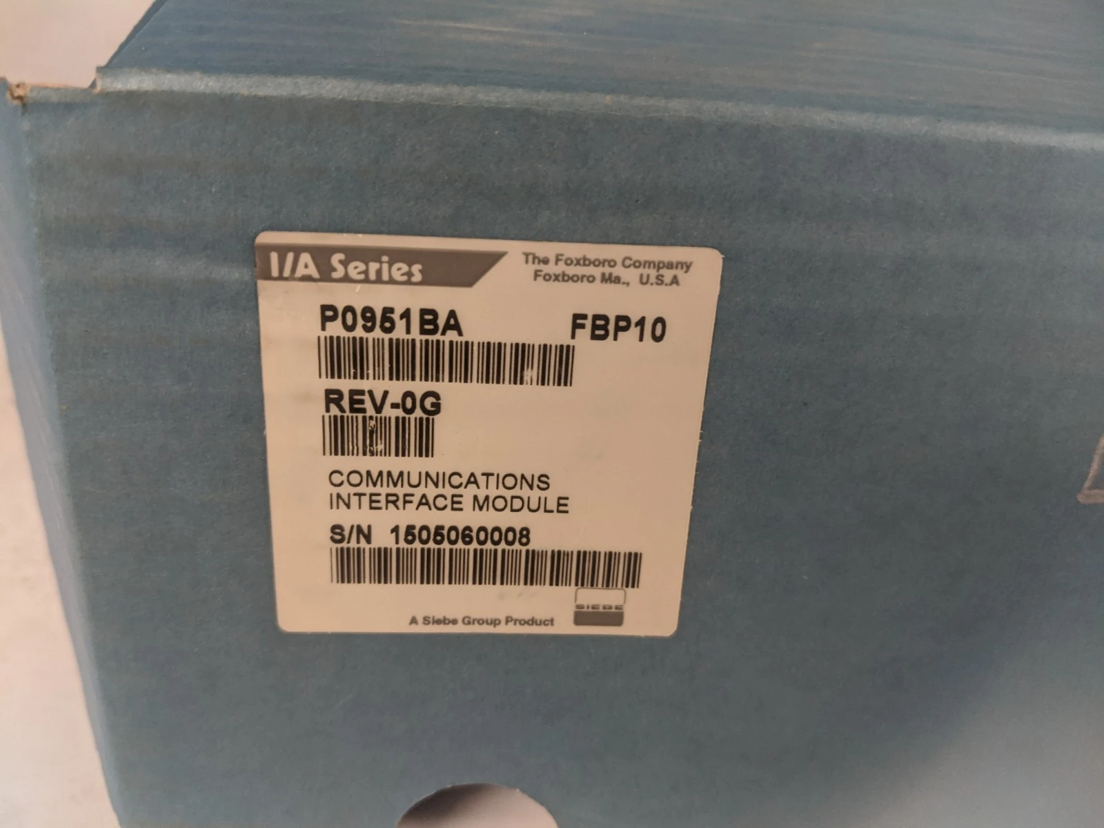 Foxboro P0951BA FBP10 Comm. Interface Module