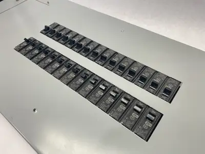 Used General Electric Sub-Panelboard Assembly A Series II w/ 20A Breakers Electrical Panels Michigan US | Maverick Industrial Sales #1395425