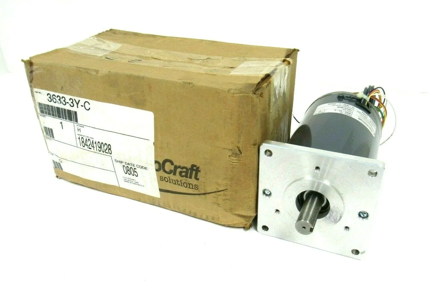 NEW ELECTROCRAFT 3633-3Y-C SERVO MOTOR 1842419028 36333YC E-3633-L-Z00AN
