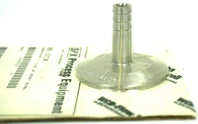 NEW SPX PROCESS EQUIPMENT 129-577X 14MPHR-7 1.5" X .375" 316L HOSE ADAPTER