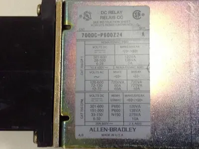 USED ALLEN BRADLEY 700DC-P600Z24 SER A