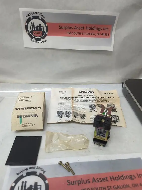 New | in-Stock SYLVANIA KPMH-12 76 Misc Electrical & Power Parts Ohio US | Surplus Asset Holdings #1239117