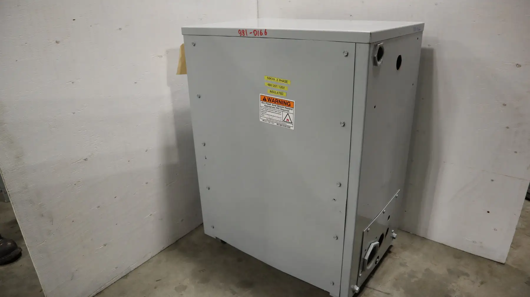 50kVA 480V to 208V/120V 3P Isolation Transformer