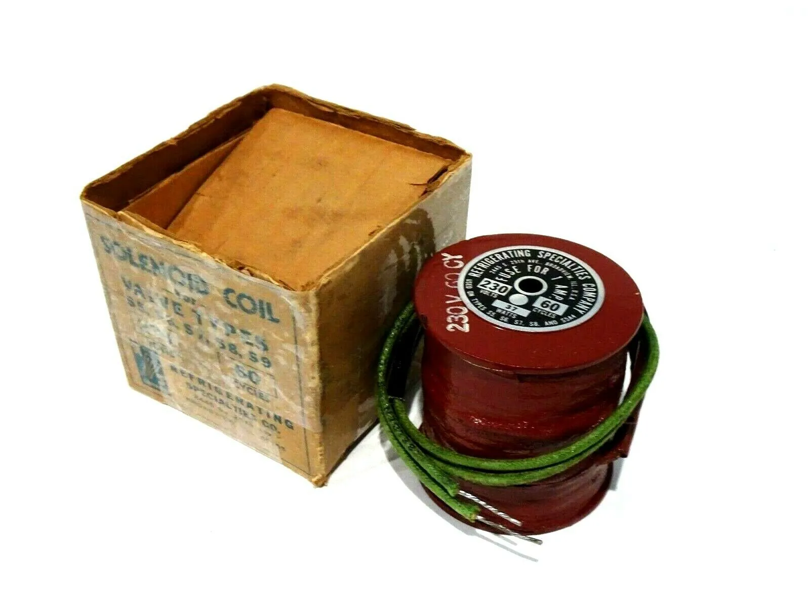 NEW REFRIGERATING SPECIALTIES COMPANY SOLENOID COIL 230V 60 CYCLE