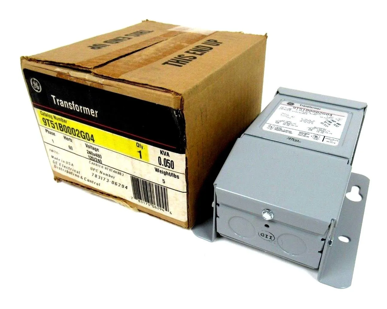NEW GENERAL ELECTRIC 9T51B0002G04 TRANSFORMER 0.050 KVA 60HZ